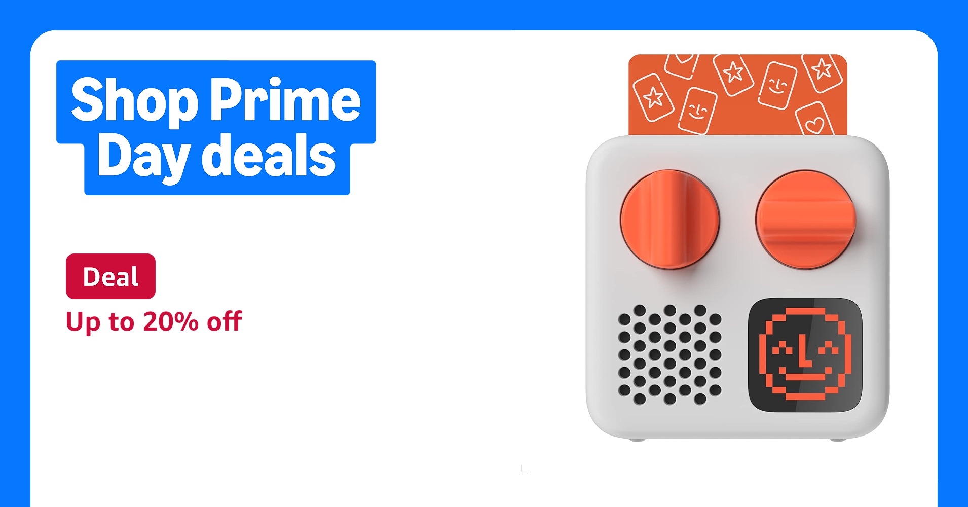 Deal for Prime Members: Yoto Mini (2024 Edition) + Make Your Own Card – Kids Screen-Free Bluetooth Audio Player, All-in-1 Travel Device Plays Stories Music Podcast Radio Ok-to-Wake Clock, Use as Speak