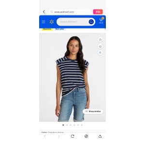 $5.72 Time and Tru Women s Muscle Tank Top with Piped Trim, Sizes XS-XXXL - Walmart.com
