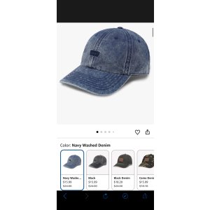 $15.99 Amazon.com: Levi s Men s Snow Wash Baseball Hat, Navy, One Size