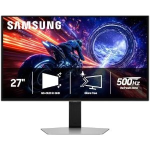 $599.99 Amazon.com: Samsung 27” Odyssey OLED G6 G60SF QHD QD-OLED Gaming Monitor, 500Hz Refresh Rate, 0.03ms (GtG) Response Time, G-Sync Compatible, VESA DisplayHDR TrueBlack 500, LS27FG602SNXZA, 20