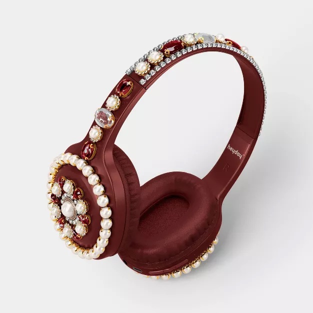 Embellishment On-Ear Headphones - heyday™ Jewel Red : Target