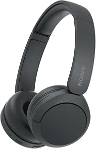 Amazon.com: Sony WH-CH520 Wireless Headphones Bluetooth On-Ear Headset with Microphone and up to 50 Hours Battery Life with Quick Charging, Black : Electronics
