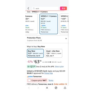$44.72 Amazon.com: VTech Baby Monitor, No WiFi Secure Transmission – 19-Hour Battery, 2.8  Screen, Pan Tilt Zoom, Night Vision, 1000ft Range, Temperature Sensor, 2-Way Talk | VM923 : Baby