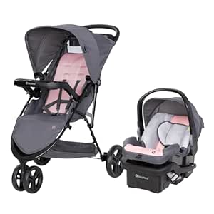 Amazon.com : Baby Trend Venture 3-Wheel Stroller Travel System, Dash Pink : Baby
