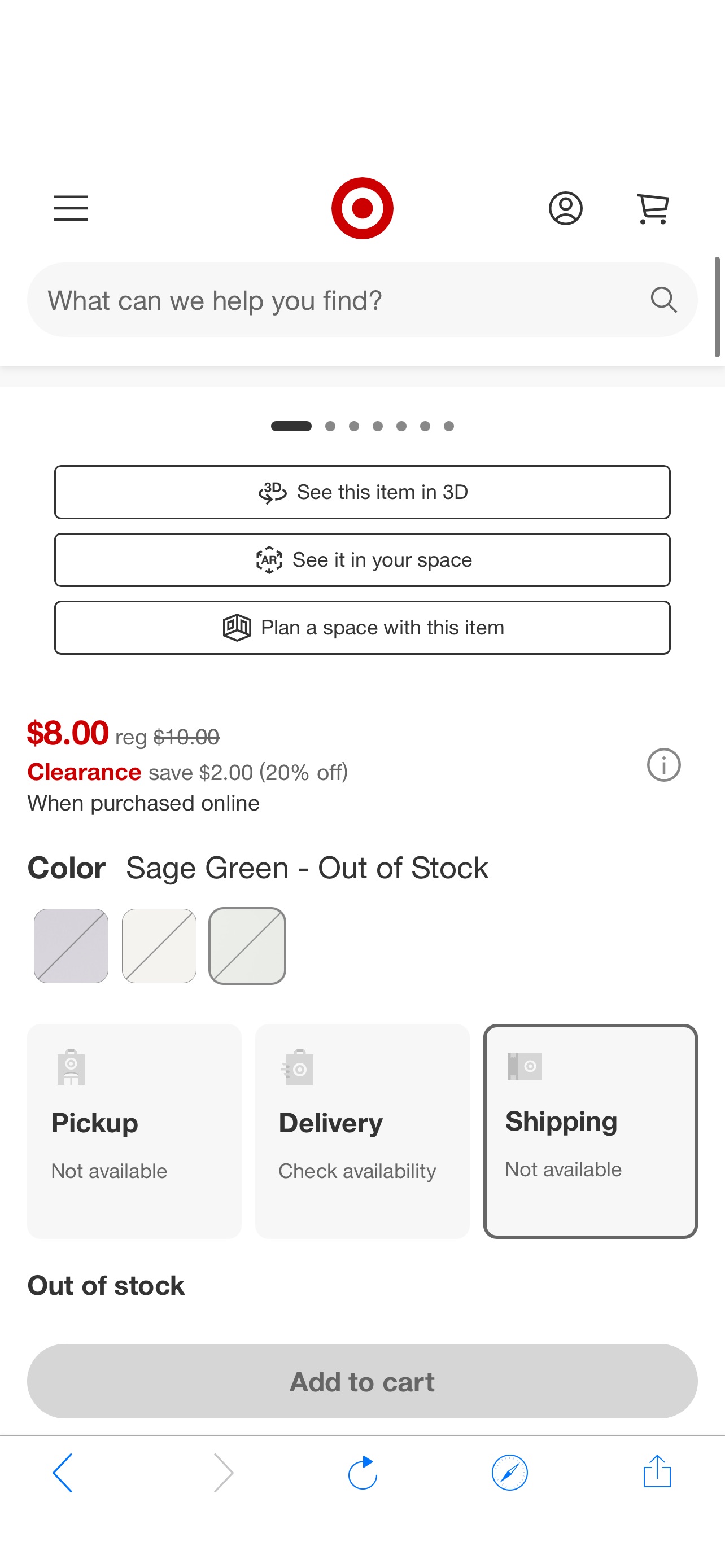 Personal Round Plastic Snacklebox Sage Green - Figmint™ : Target