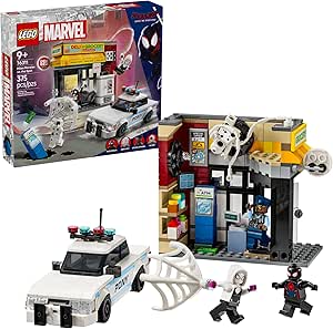 Amazon.com: LEGO Marvel Spider-Verse Miles Morales vs. The Spot Building Toy Set - Marvel Superhero Toy for Kids, Boys and Girls, Ages 9+ - with 4 Minifigures - Gift Idea for Birthday - 7631