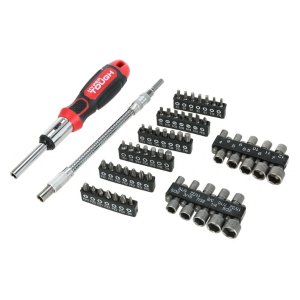$16.33 Hyper Tough Multi-Type Screwdriver Set with Magnetic Bits and Nut Drivers, 64 Pieces - Walmart.com