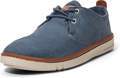 Amazon.com | Timberland Men's Hookset Low Lace-Up Sneaker, Dark Blue Canvas, 7.5 Medium | Fashion Sneakers