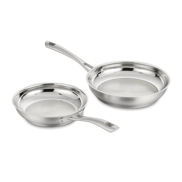 Cuisinart 2-Piece Stainless Steel 8” & 10” Skillet Set - Samsclub.com