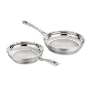 $24.98 Cuisinart 2-Piece Stainless Steel 8” & 10” Skillet Set - Samsclub.com