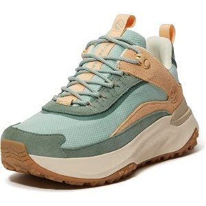 $83.83 Amazon.com | Timberland Women's Motion Access Low Lace Up Waterproof Sneaker, Light Green Mesh, 11 Medium | Fashion Sneakers