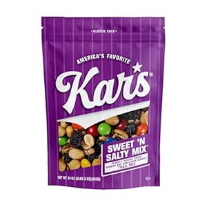 Amazon.com: Kar’s Nuts Sweet ‘N Salty Trail Mix, 34 oz Resealable Pouch (Pack of 1), Gluten-Free Trail Mix Snack : Grocery &amp; Gourmet Food