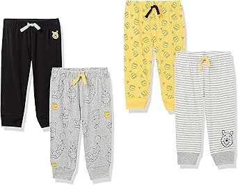 Amazon.com: Amazon Essentials Disney | Marvel | Star Wars Unisex Babies' Jogger Pants with Drawstring, Pack of 4, Winnie the Pooh Oh Bother!, Newborn : Clothing, Shoes &amp; Jewelry