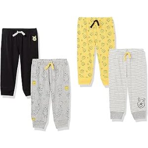 $6.36 Amazon.com: Amazon Essentials Disney | Marvel | Star Wars Unisex Babies' Jogger Pants with Drawstring, Pack of 4, Winnie the Pooh Oh Bother!, Newborn : Clothing, Shoes & Jewelry