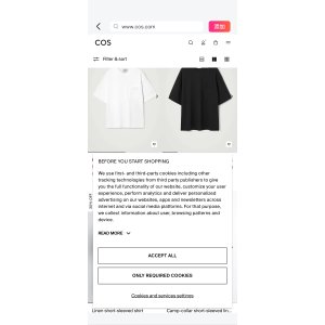 $0 Shop Men s Sale Online | COS US 低至5折