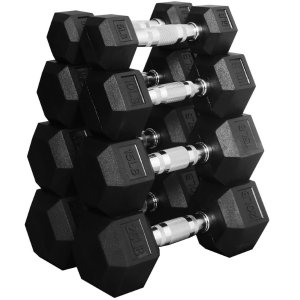 $82.97 BalanceFrom Dumbbell Set, Pairs of 5 lb, 10 lb, 15 lb, and 20 lb - Walmart.com