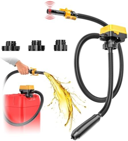 Amazon.com: Ecarke Auto Shut-Off 3.2GPM Cordless Fuel Transfer Pump, Compatible with DeWalt 20V Milwaukee 18V Battery, Leak-Proof Electric Pump for Gasoline Diesel to Car Truck Boat (Without