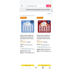 $0 Amazon.com: your Subscribe & Save order promotion 30%Q+ 15%s&s