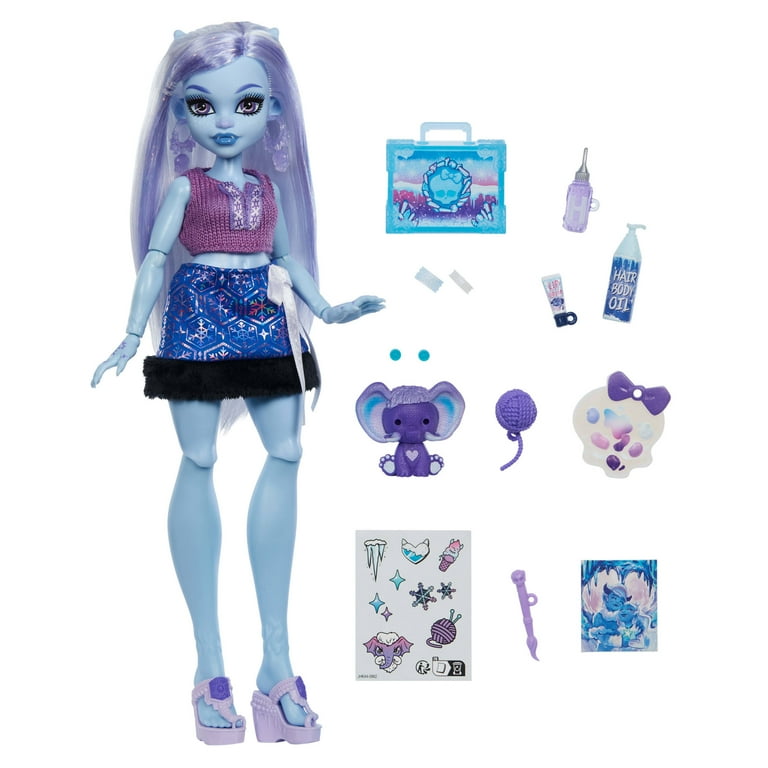 Monster High Self-Scare Secrets Abbey Bominable Doll w/ 13 Accessories - Walmart.com