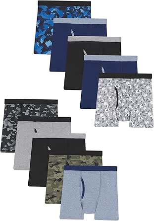 Amazon.com: Hanes Boys And Toddler Underwear, Comfort Flex Comfortsoft Briefs, Multiple Packs Available Boxer, Multicolor - 10 Pack, Medium US: Clothing, Shoes &amp; Jewelry