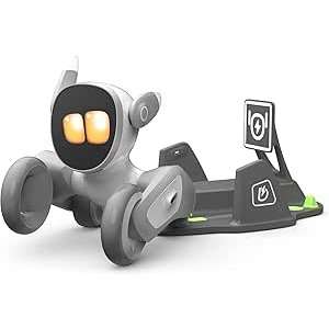 $379.23 Amazon.com: Loona Robot Pet Dog ChatGPT-4o Smart AI-Powered Companion Voice & Gesture Control, Real-Time Interaction Robotics Toys for Kids, Home Monitoring - Includes Charging Dock : To