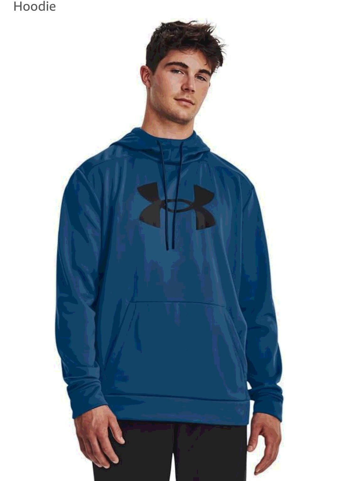 Under Armour mens Armour Fleece Big Logo Hoodie, (426) Varsity Blue / / Black, Small Tall at Amazon Men’s Clothing store