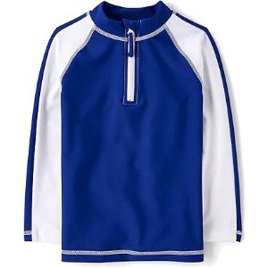 $9.42 Amazon.com: Gymboree,Boys,and Toddler Long Sleeve Rashguard,Navy Colorblock,18 Months,24 Months: Clothing, Shoes & Jewelry