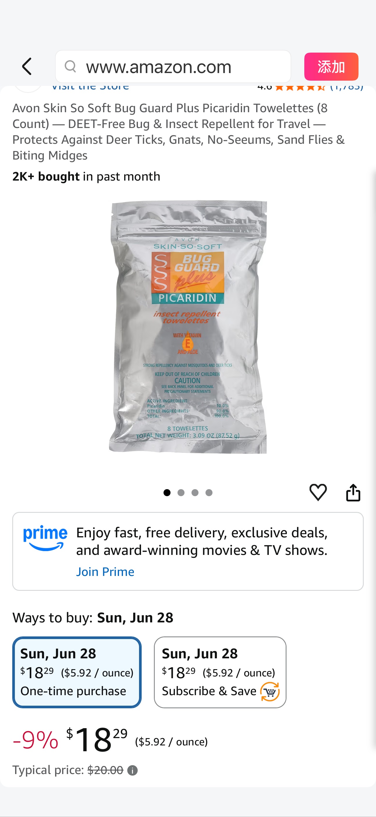 Amazon.com: Avon Skin So Soft Bug Guard Plus Picaridin Towelettes (8 Count) — DEET-Free Bug & Insect Repellent for Travel — Protects Against Deer Ticks, Gnats, No-Seeums, Sand Flies & Biting Midges : 