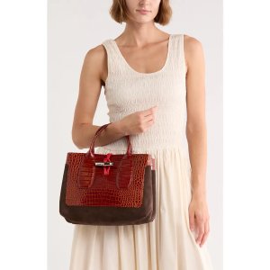 $379.97 Longchamp Le Roseau Medium Mixed Leather Handbag (Women) | Nordstromrack