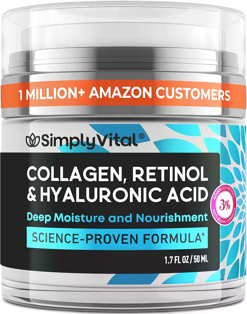 Anti-Aging Face Moisturizer with Retinol, Collagen & Hyaluronic Acid - Moisturizer Face Cream for Women & Men - Visibly Firming & Hydrating Neck Cream - Day & Night Skin Care - 1.7 fl oz : Beauty & Pe