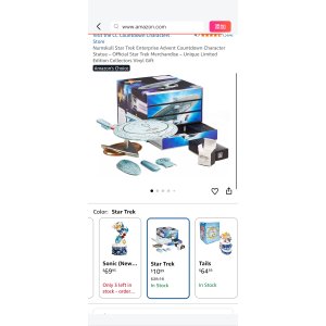 $10.99 Amazon.com: Numskull Star Trek Enterprise Advent Countdown Character Statue – Official Star Trek Merchandise – Unique Limited Edition Collectors Vinyl Gift : CC Countdown Characters: Home & Kitchen