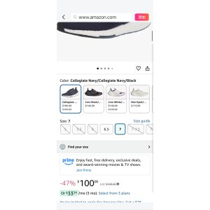 $100 Amazon.com | adidas Women s Ultraboost 22, Collegiate Navy/Collegiate Navy/Black, 7 | Road Running