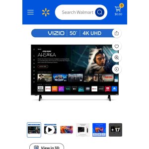 $138.00 VIZIO 50  Class 4K UHD LED HDR Smart TV (V4K50M-08) - Walmart.com
