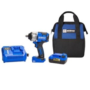 $149 Kobalt Next-Gen 24-volt Variable Brushless 1/2-in Drive Cordless Impact Wrench (Battery and Charger Included) KIW 4024A-03 at Lowes.com