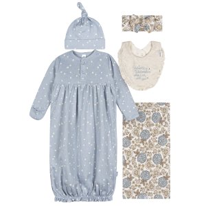 $7.00 Gerber Baby Girl 5-Piece Gift Set, Size 0-6 Months - Walmart.com