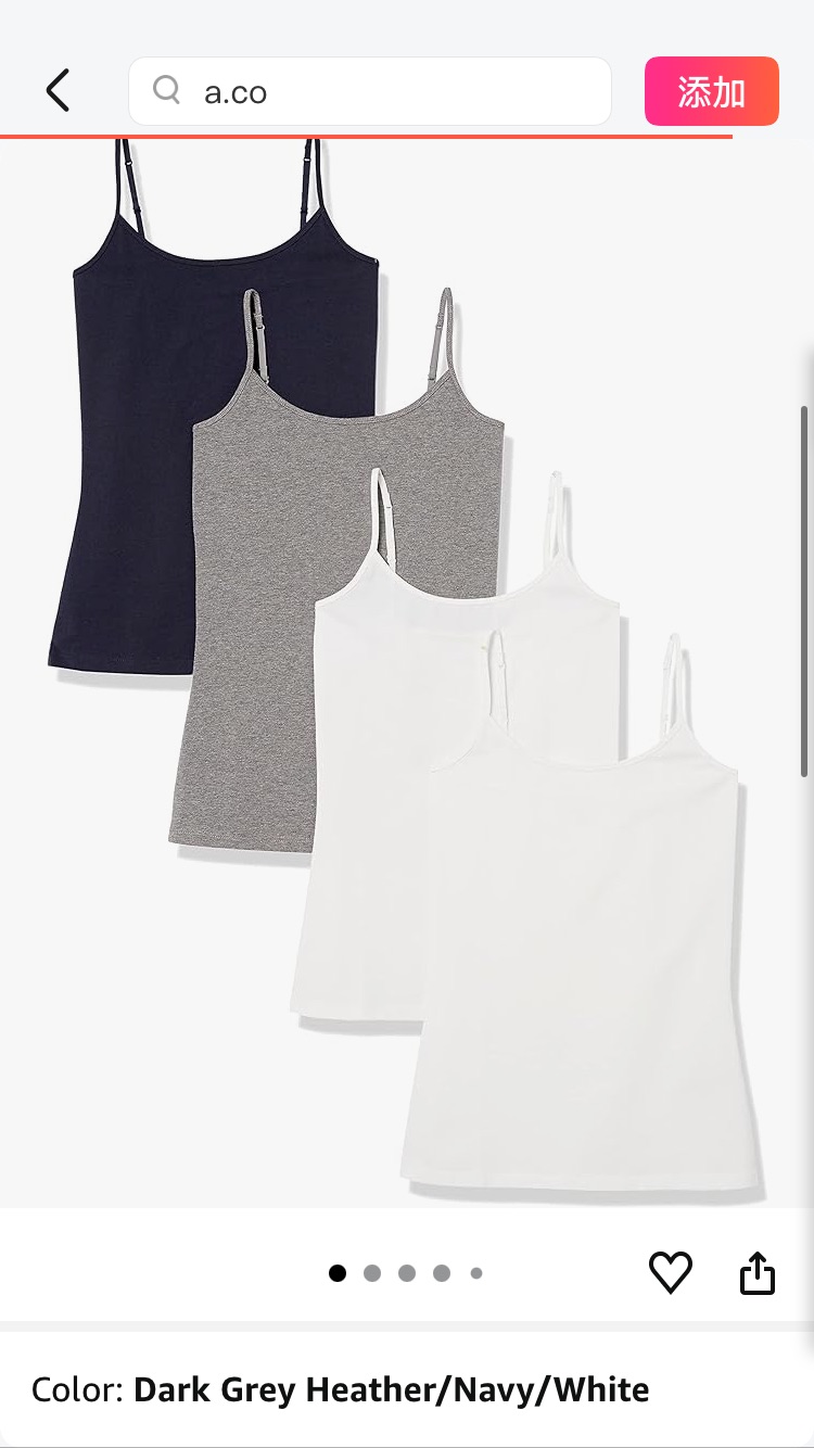 Amazon.com: Amazon Essentials Women's Slim-Fit Camisole for Layering and Everyday Wear, Pack of 4, Dark Grey Heather/Navy/White, XX-Large : Clothing, Shoes & Jewelry