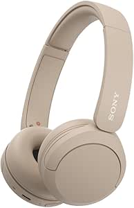 Amazon.com: Sony WH-CH520 Wireless Headphones Bluetooth On-Ear Headset with Microphone and up to 50 Hours Battery Life with Quick Charging, Cappuccino : Electronics