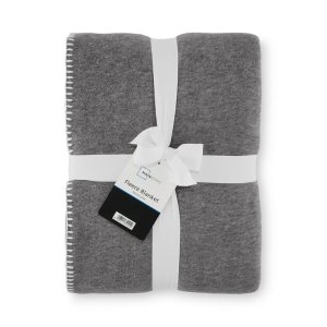 $9.97 Mainstays Super Soft Greystone Fleece Bed Blanket, Full/Queen 2 Pieces - Walmart.com