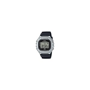 $25.26 Casio W-218HM Series | Men s Digital Watch | (Black/Silver) | LED Illuminator | 7-Year Battery | Alarm | Chronograph | Auto Calendar | Digital Watch
