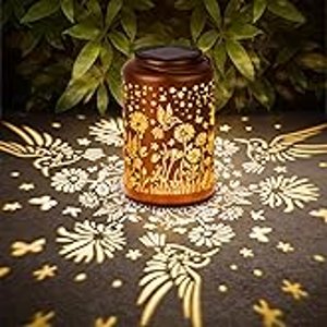$7.97 Amazon.com: Eandisom Birthday Gifts for Women - Garden Decor Hummingbird Solar Lanterns Outdoor Waterproof, Mothers Day Gifts for Mom Grandma, Hanging Solar Lights Outside for Yard, Patio : 