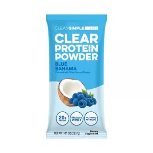 $3.39 Clean Simple Eats Clear Protein Powder Blue Bahama - 1.01oz/1 Stick : Target