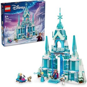 $79.99 Amazon.com: LEGO Disney Frozen Elsa’s Ice Palace Building Set for Kids, Princess Castle with Anna and Elsa Mini-Doll Figures, Disney Princess Toy Gift Idea for Girls, Boys and Movie Fans Ages 6 and Up