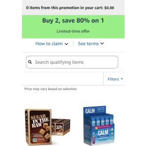  Buy 2, save 80% on 1