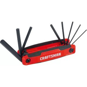 $5.73 CRAFTSMAN Hex Key Set, Metric, Folding, 8 Keys (CMHT26007) : Tools & Home Improvement