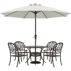 $35.94 Amazon.com : ABCCANOPY 9FT Outdoor Patio Umbrella, 8 Ribs Table Umbrella w/Crank for Easy Set Up, Suitable for Garden, Lawn, Deck & Backyard (Light Beige) : Patio, Lawn & Garden