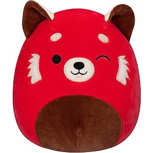 $9.50 Amazon.com: Squishmallows 8-Inch Cici Winking Red Panda - Little Ultrasoft Official Kelly Toy Plush : Toys & Games