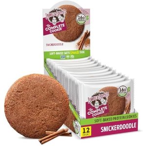 $8.49 Amazon.com: Lenny & Larry's Protein Cookie, [Snickerdoodle], Chewy Soft Baked, 16g Plant Protein, Vegan, Non-GMO, High Fiber, 4 Ounce Cookie (Pack of 12) : Grocery & Gourmet Food