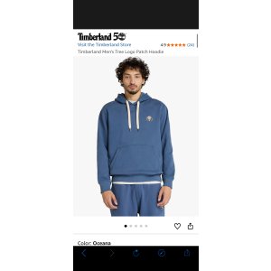 $14.63 Amazon.com: Timberland Men s Tree Logo Patch Hoodie