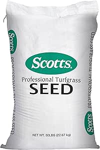 Amazon.com : Scotts Professional Turfgrass Seed Tall Fescue Grass Seed Mix, Uncoated, 99.9% Weed Free, Bulk Grass Seed, 50 lb. : Patio, Lawn &amp; Garden