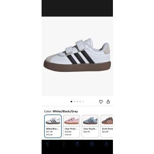 $31.49 Amazon.com | Adidas Unisex-Kids VL Court 3.0